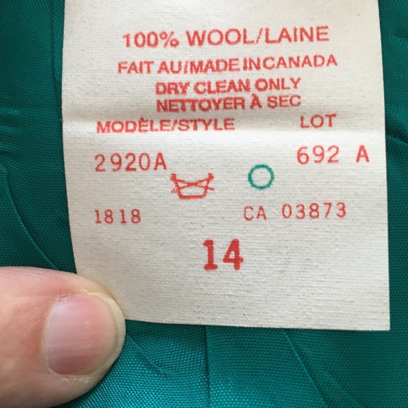 Vintage BRAEMAR Wool Straight Skirt green - Picture 12 of 13